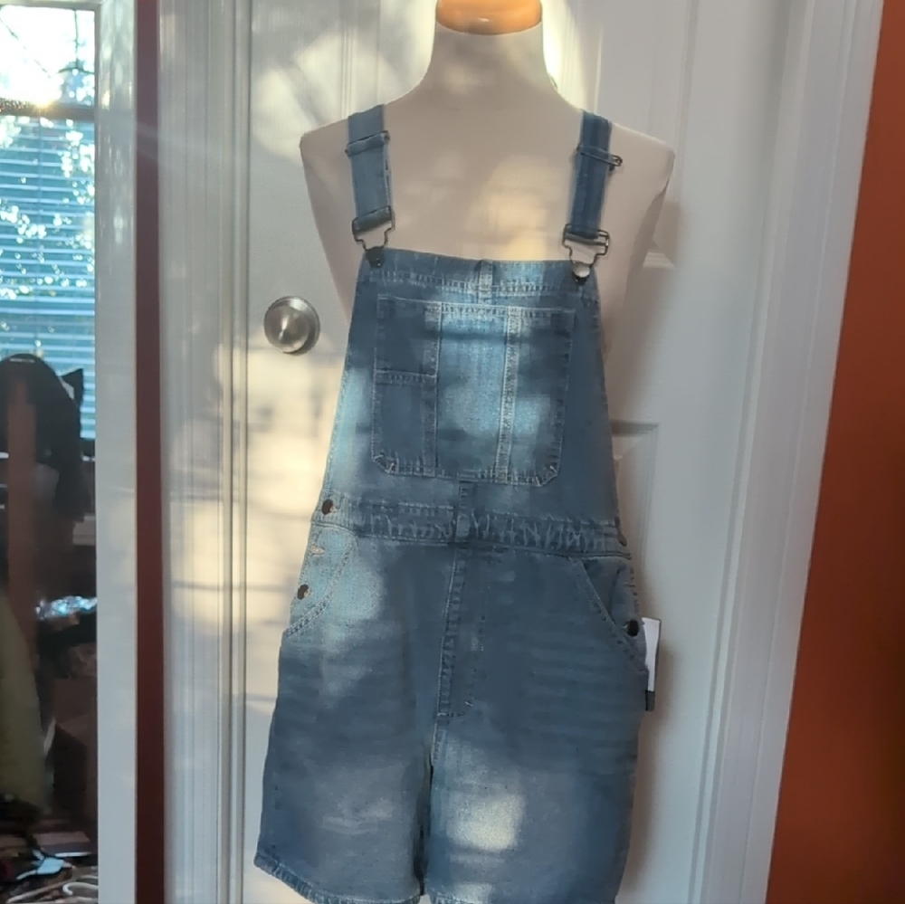 Empyre Light Blue Denim Shortalls